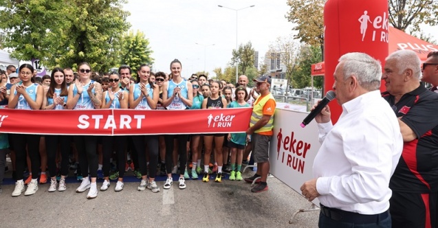 Başkan Şadi Özdemir ‘Eker I Run’ heyecanına ortak oldu
