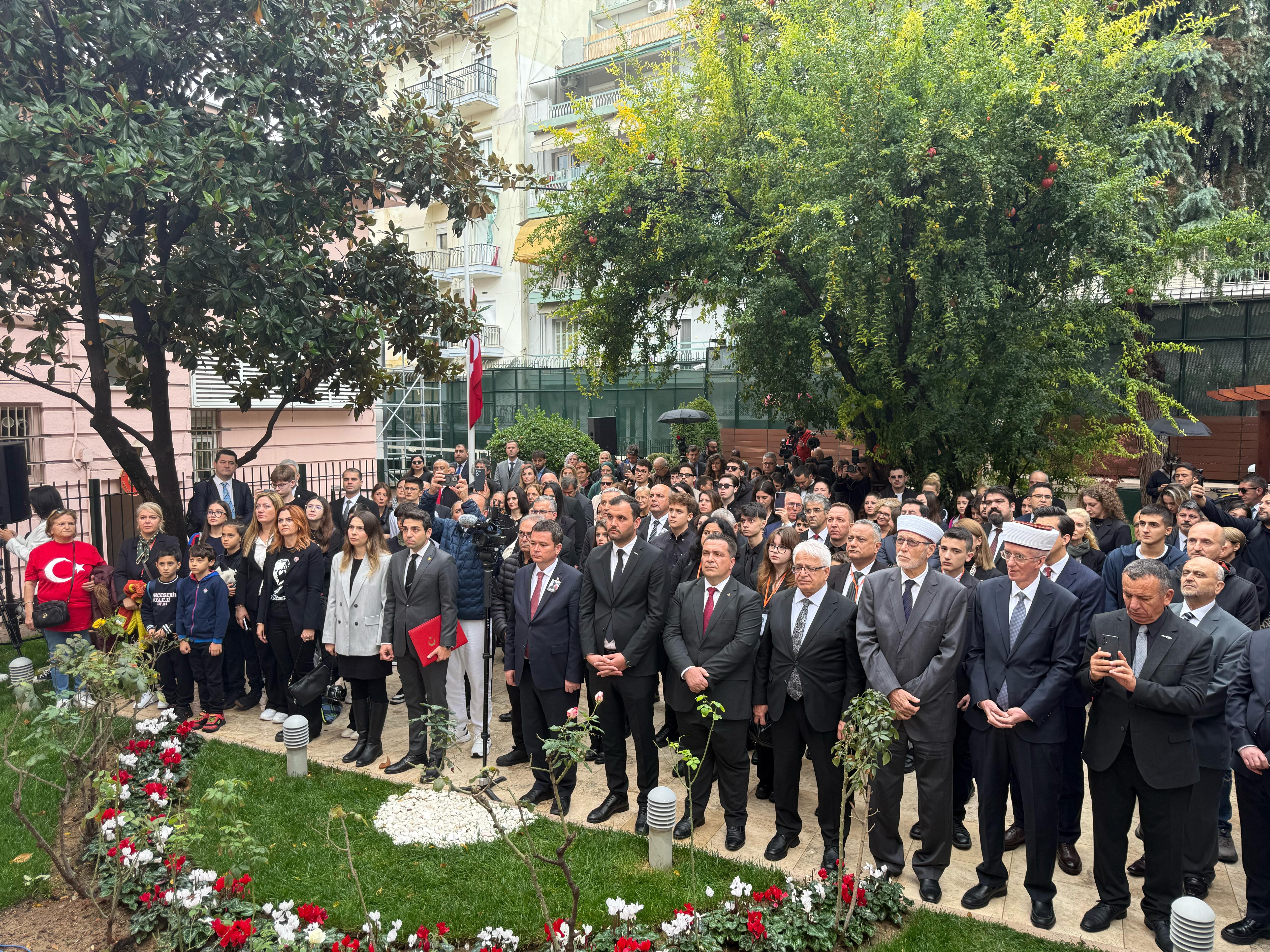Başkan Aydın Selanik’te Atatürk’ü andı