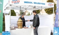 İnegöl Belediyesi’nden öğrencilere ücretsiz çorba ikramı