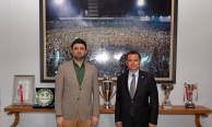 Başkan Erkan Aydın’dan Bursaspor’a tebrik ziyareti