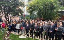 Başkan Aydın Selanik’te Atatürk’ü andı