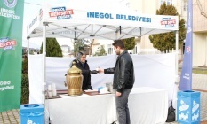 İnegöl Belediyesi’nden öğrencilere ücretsiz çorba ikramı