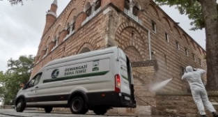 Osmangazi'de camiler temizlendi