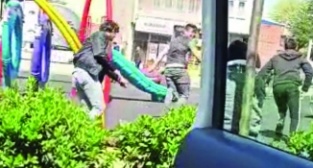 Virüsten değil zabıtadan korktular