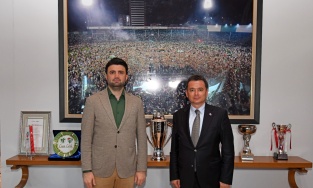 Başkan Erkan Aydın’dan Bursaspor’a tebrik ziyareti