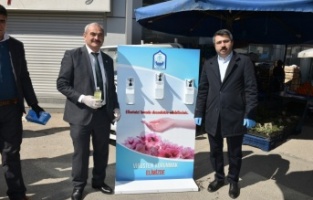 Pazar yerlerinde Korona önlemi