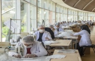 Ankara Büyükşehir maske üretimine başladı