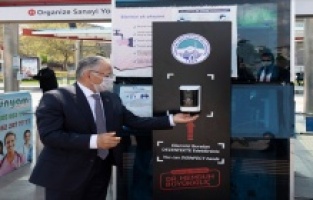 Kayseri’nin maske ve dezenfektan ihtiyacını Büyükşehir gideriyor