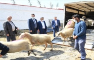 Konya Büyükşehir'den mağdur aileye destek