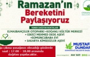 Osmangazi Belediyesi'den 5 noktada sıcak yemek dağıtımı