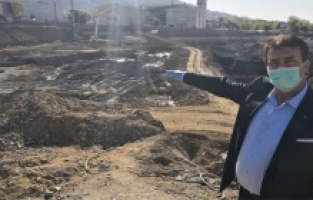 Osmangazi Meydanı'nda çalışmalar hız kesmiyor