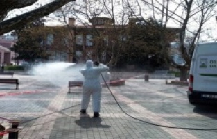 Osmangazi’nin dört bir yanı dezenfekte ediliyor