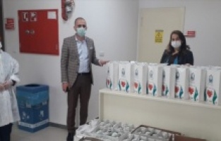 Yıldırım Belediyesi Covid-19 hastalarının yanında
