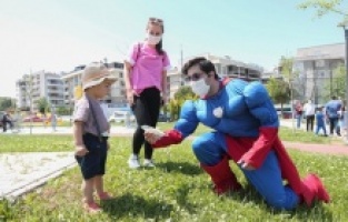 Nilüfer çocuk sesleriyle şenlendi