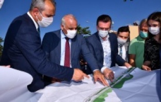 Trabzon’da başkandan projelere yerinde inceleme