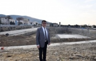 Bursa’nın en büyük meydanı temel için hazır