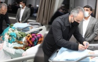 Başkan Aktaş’tan yılın son ve ilk bebeklerine ziyaret