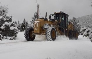 Büyükşehir'de kar seferberliği