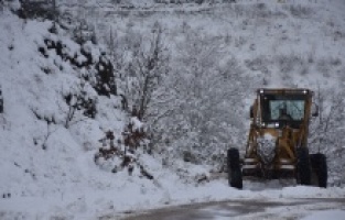 Gemlik’te kar ulaşıma engel değil