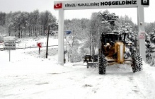 Osmangazi’de Kar Mesaisi