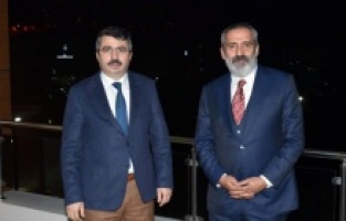 Ünlü sanatçı’dan başkan Yılmaz’a ziyaret