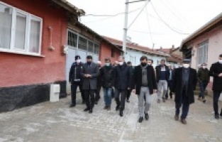 Kulaca Mahallesi sokakları parke taşla kaplandı