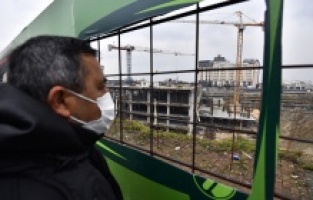 Osmangazi Meydanı inşaatı izlenme rekorları kırıyor