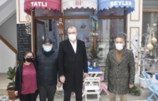 Başkan Özkan'dan esnaf ziyareti