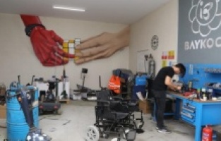 Bursa İnegöl'de 6 ayda 65 engelli aracı tamir edildi