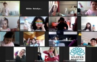 Bursa: Nilüfer’de çocuklar marakasla ritim tuttular