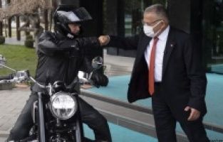 Kayseri'de Başkan Büyükkılıç, eski bakanı ağırladı