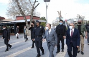 Kayseri: Vali Günaydın ile Başkan Büyükkılıç'tan saha denetlemesi