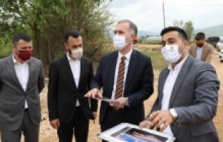 Bursa: İnegöl'de yeni hayvan pazarına ulaşım için yollar açılıyor