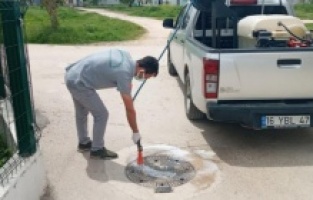 Osmangazi'den haşerelere karşı ilaçlama