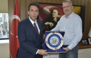 BUSKİ şube müdürlerinden Başkan Özkan’a ziyaret