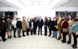 Nilüferli kursiyerlerin 5 aylık emeği bu sergide