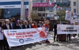 Şahinbey Belediyesi kalp sağlığı için yürüdü