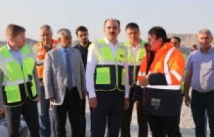 Konya: Başkan Altay yeni cephanelik inşaatını inceledi