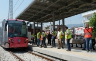 Terminal hattında test sürüşleri başladı