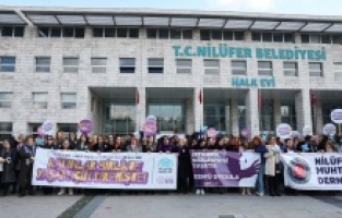 Nilüferli kadınlardan şiddete karşı tek ses