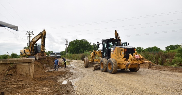Bursa: Alman Kanalı yolunda alt yapı tamam