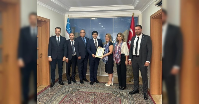 Özbekistan’dan TEKSİDER’e “Onur Belgesi”