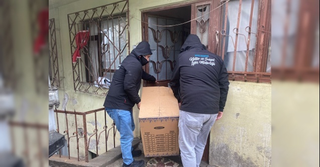 Kestel Belediyesi’nden ihtiyaç sahiplerine erzak ve soba desteği