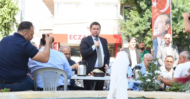 Başkan Aydın mahalleleri geziyor sorunları yerinde çözüyor