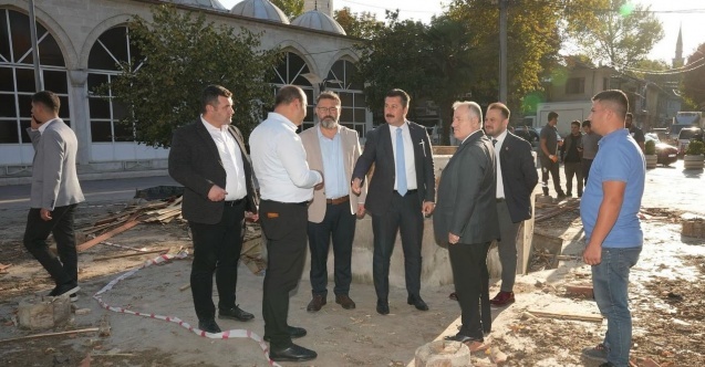 Yenişehir’e yeni meydan ve tarihi çeşme