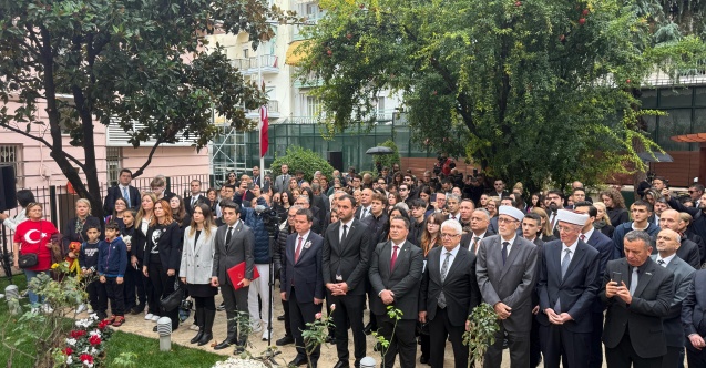 Başkan Aydın Selanik’te Atatürk’ü andı