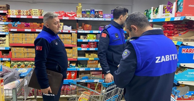 Gemlik'te zabıtadan market denetimi